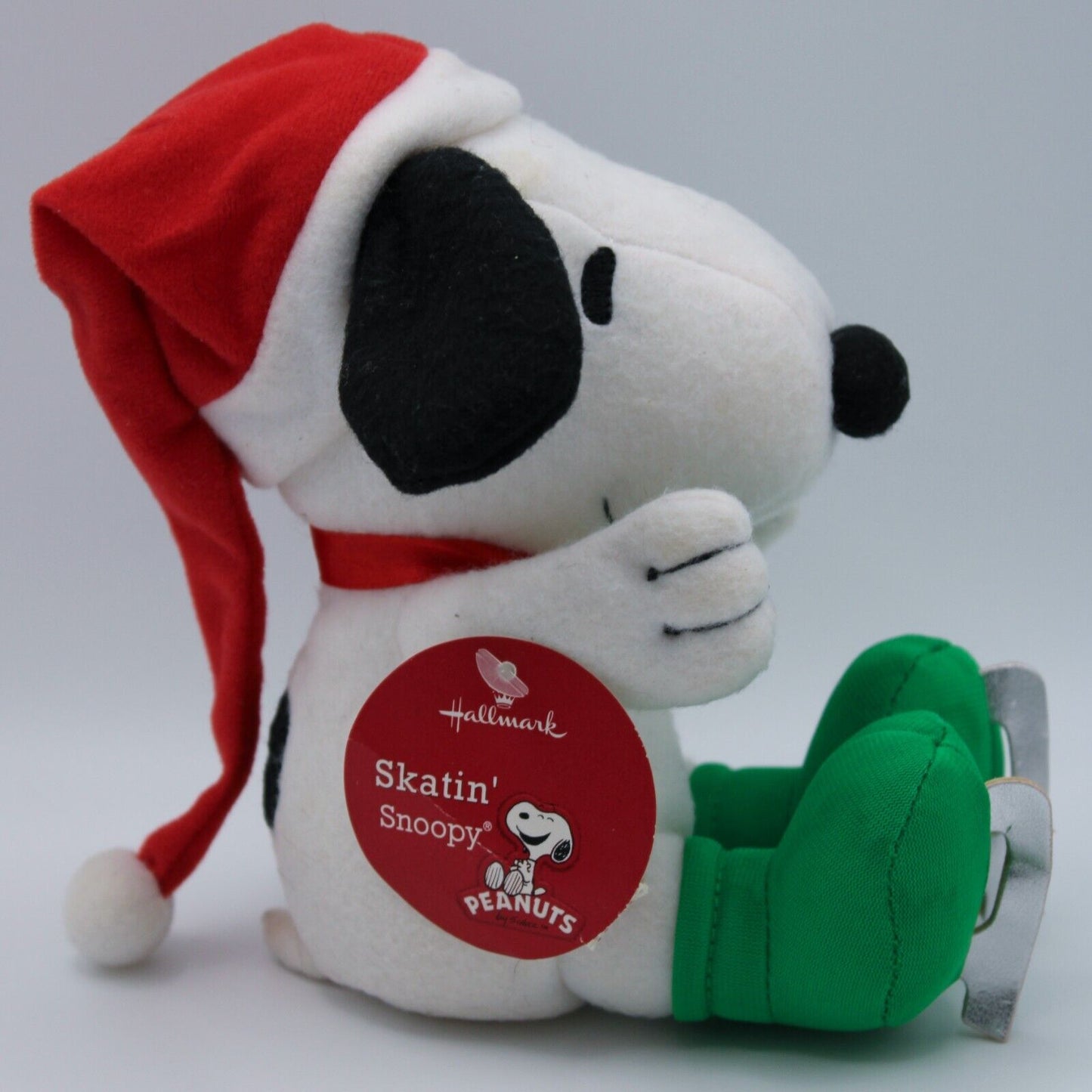 2010 Hallmark Peanuts Christmas 6 Inch "Skatin' Snoopy" New with Tag Plush