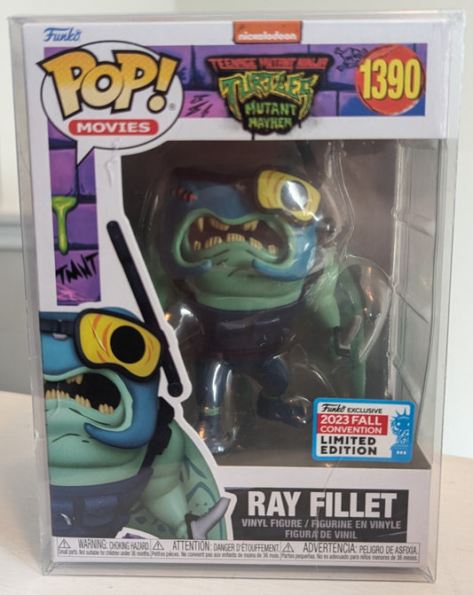 Funko Pop Movies Teenage Mutant Ninja Turtles Mutant Mayhem Ray Fillet 1390 TMNT