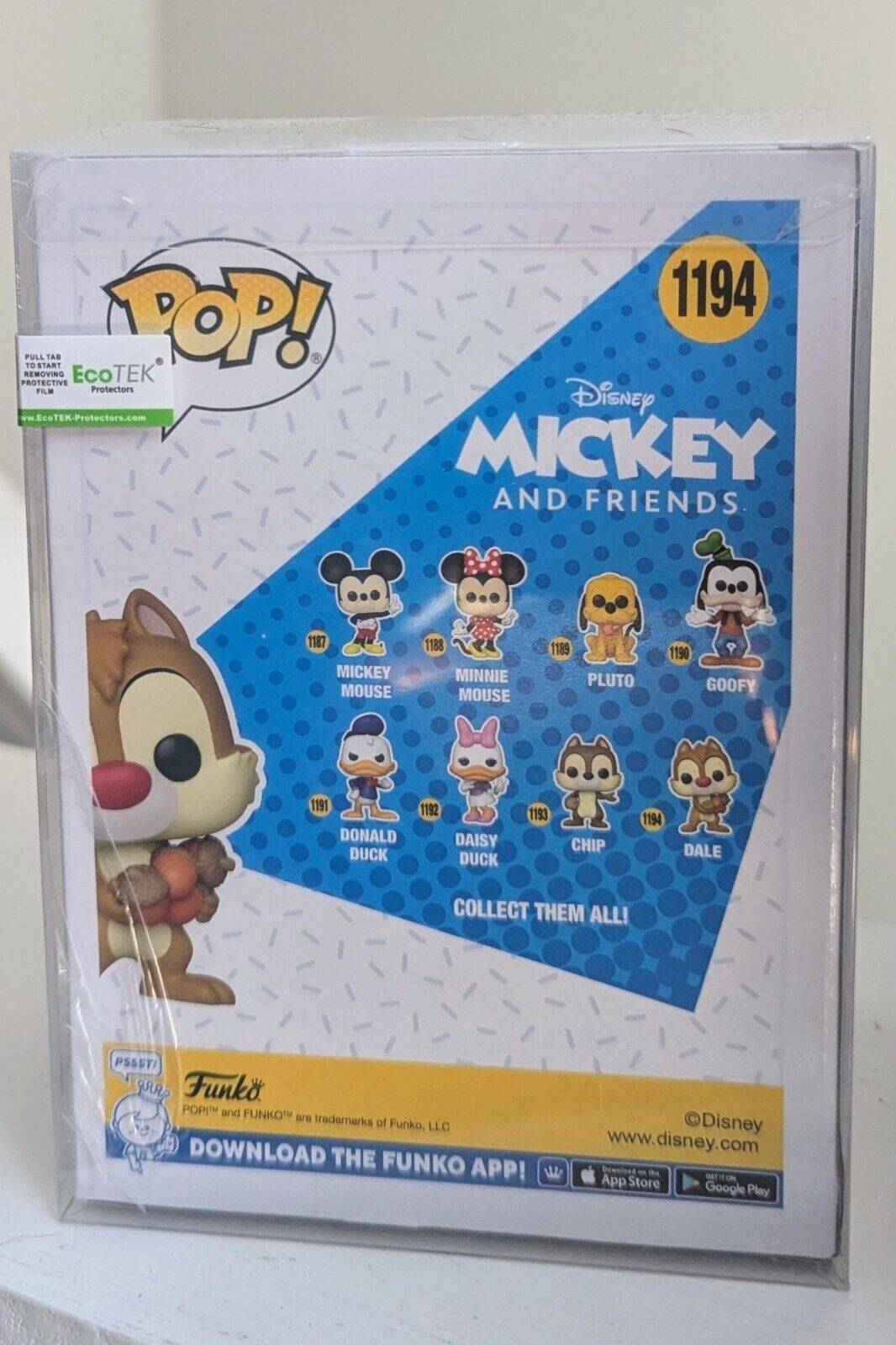 Funko POP! Disney Mickey and Friends #1194 - Dale with Protective Case