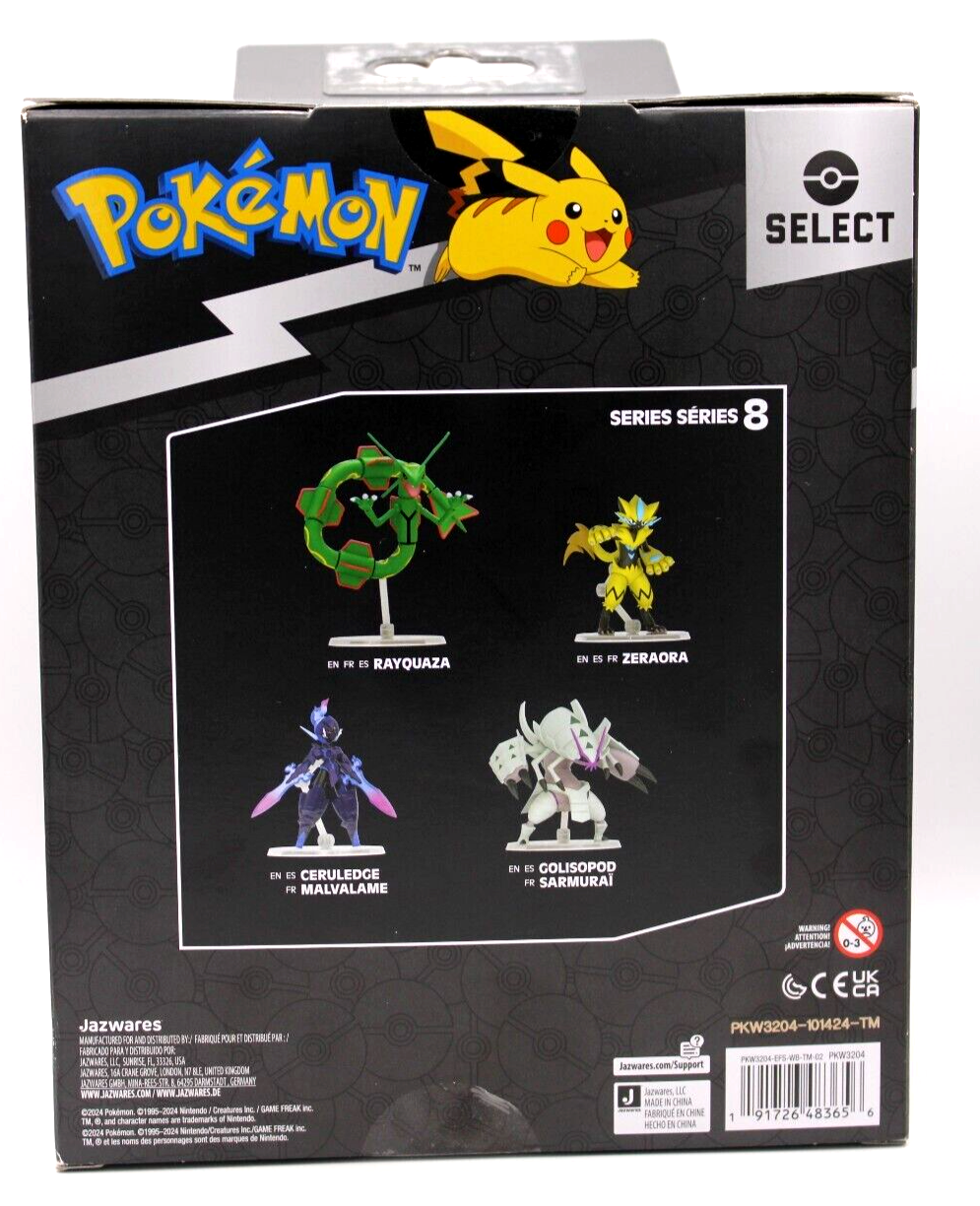 Pokemon Select Golisopod Jazwares Articulated Figure Trainer Teams Series 8