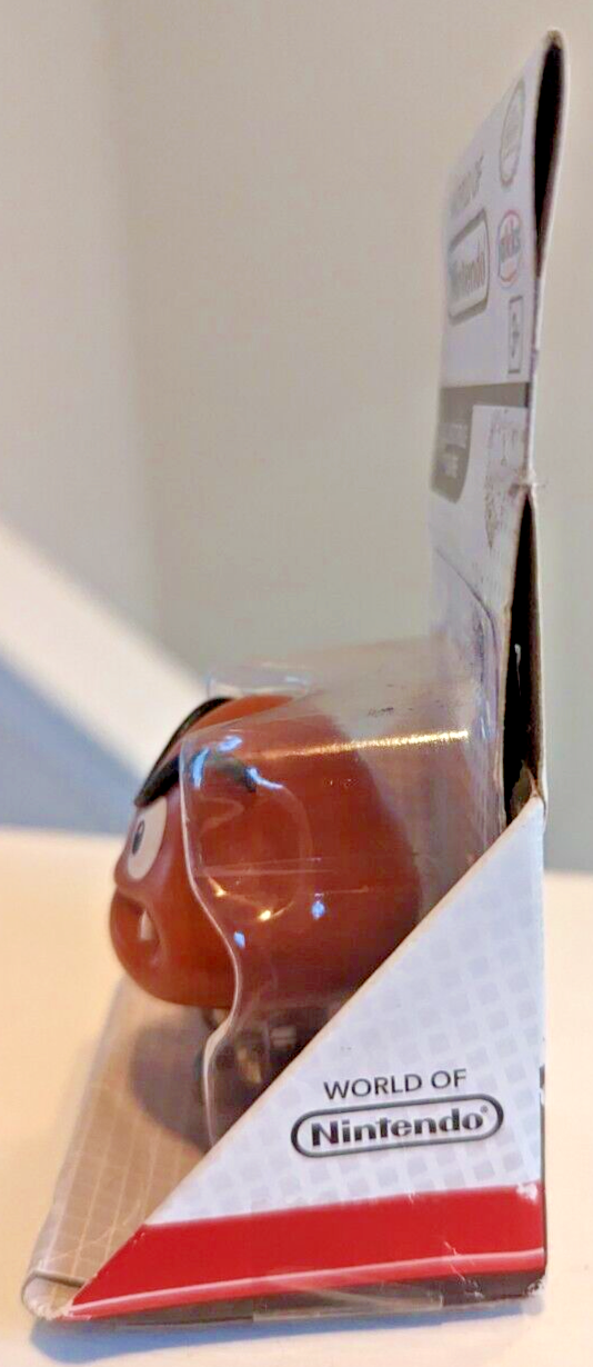 World Of Nintendo Super Mario Goomba 2.5” Figure Checklane Packaging