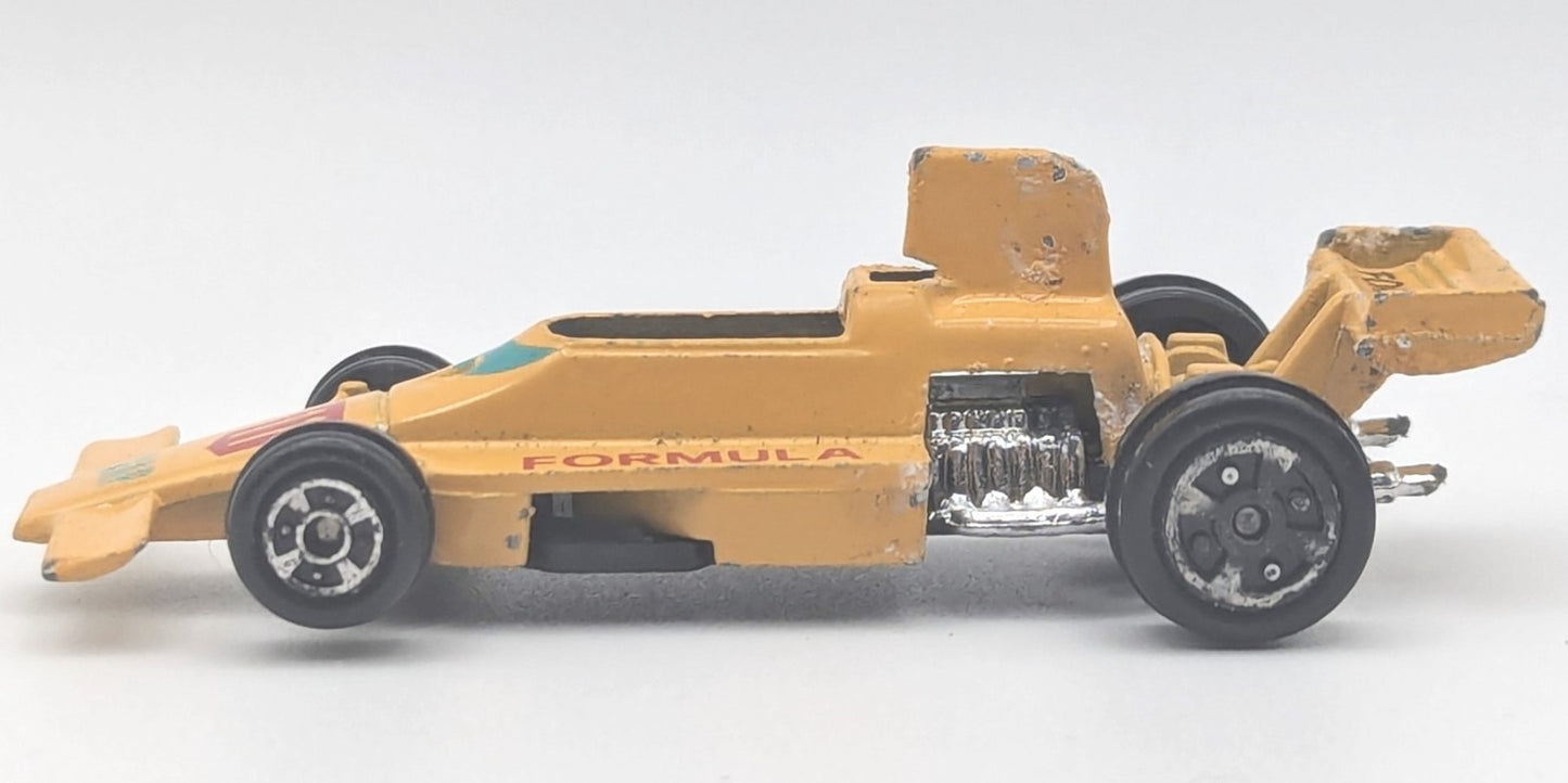 Yatming Casting 1311 Lola T370 Formula 1 Racecar Yellow Diecast - Missing Driver