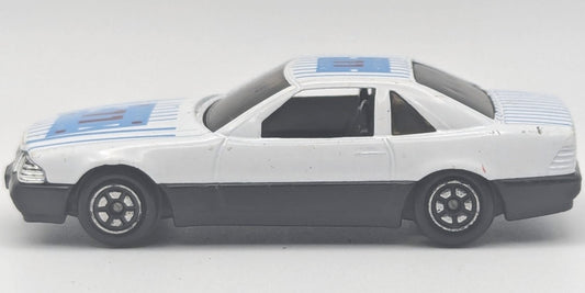 Yat Ming #812 Mercedes-Benz 500 SL White 1:64 Scale Diecast Car