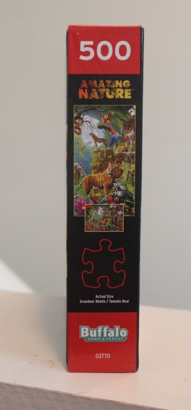 Amazing Nature Jungle Discovery 500 Piece Puzzle Buffalo Games Sealed