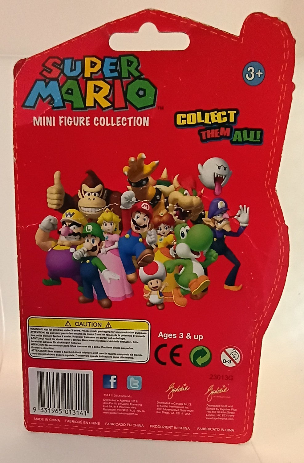 Super Mario Mini Figure Collection - Mario, Princess Peach, Lakitu [2 inch]