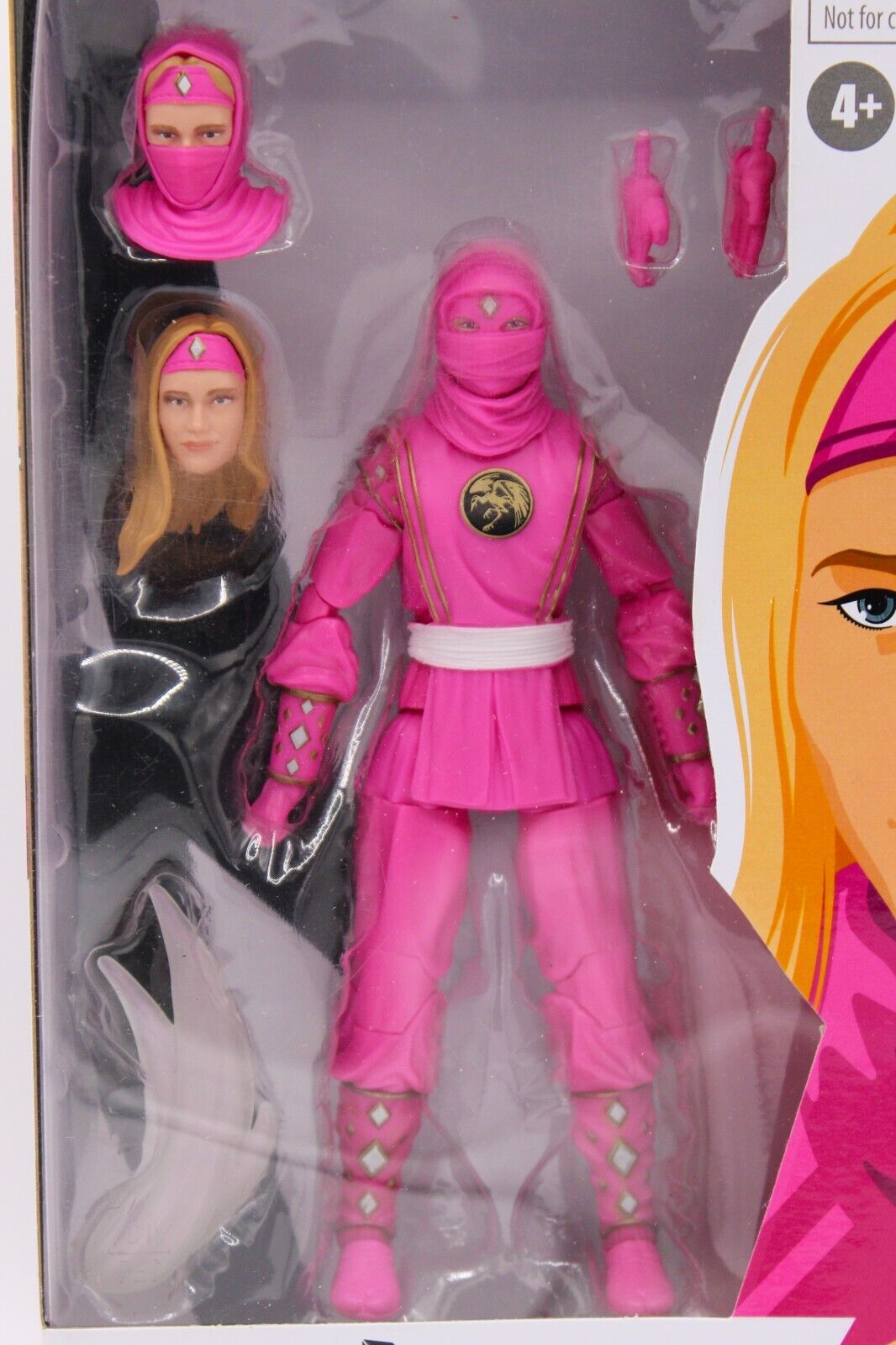 Power Rangers Lightning Collection Mighty Morphin Ninja Pink Ranger Kat Figure