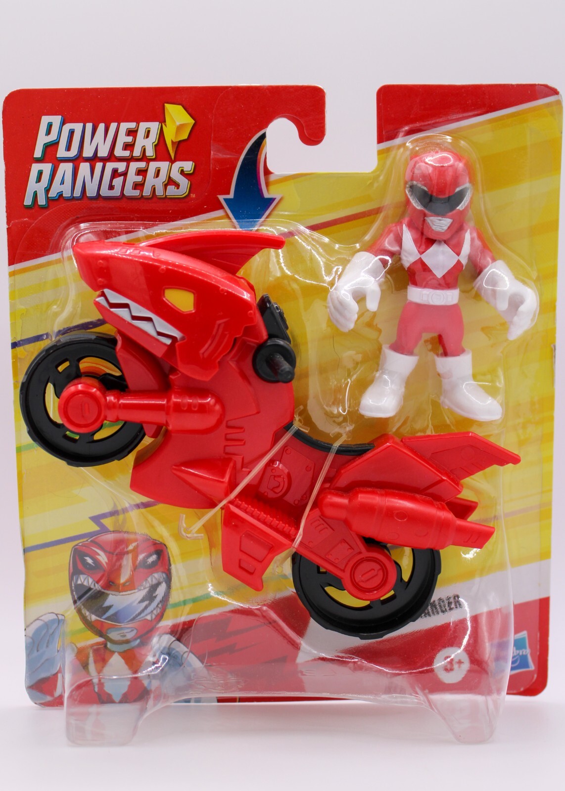 Power Rangers Red Ranger Motorcycle Shark Cycle Playskool Heroes Hasbro