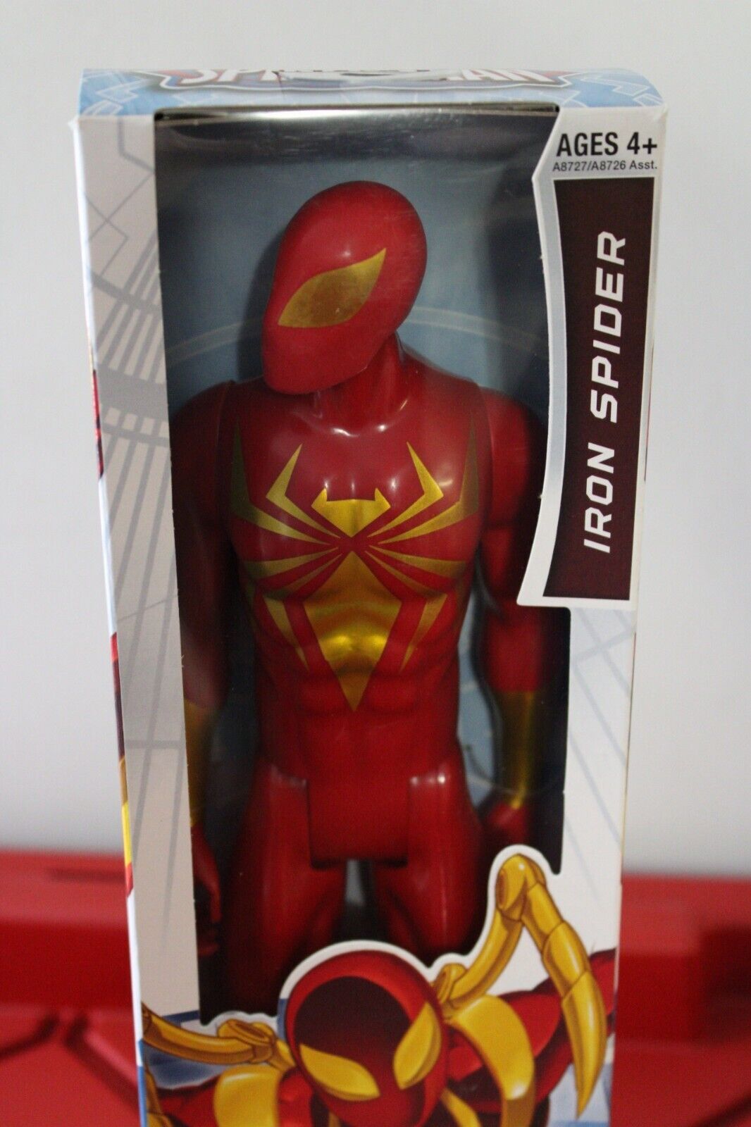 Hasbro Red & Gold 2019 Marvel Ultimate Spider-Man Titan Hero Series Iron Spider