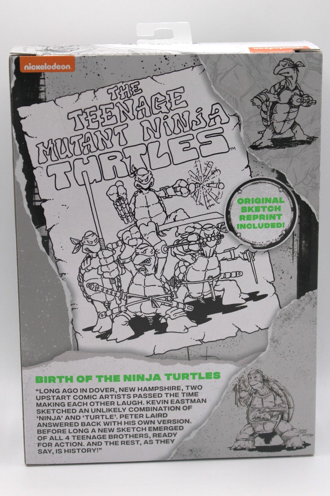 40 Years of Teenage Mutant Ninja Turtles Original Sketch Set of 4 Action Figures