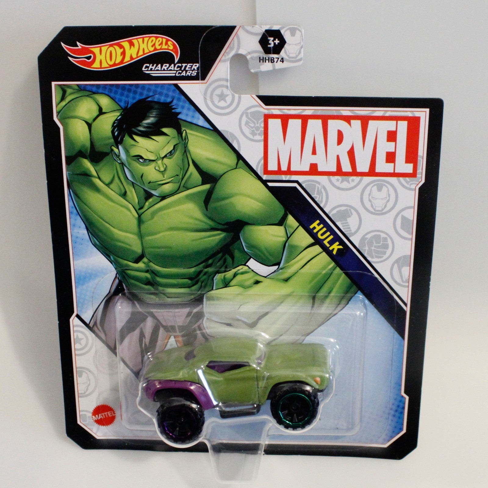 Lot Of 5 Marvel Hot Wheels Comic Version Avengers Characters Cars Hulk Wolverine