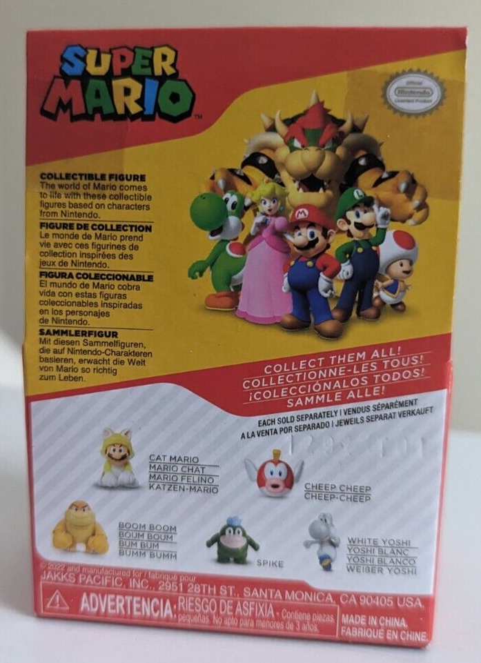 Super Mario 2.5 Inch Series Spike Figure Brand New Checklane Packaging