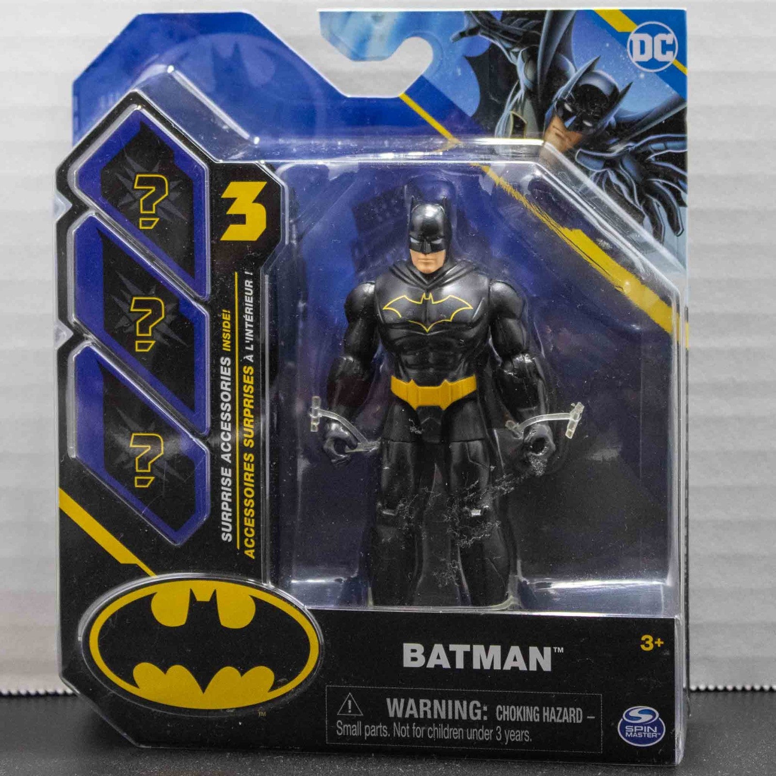 Lot of 3 Spinmaster Batman Action Figures - Combat Batman & Bat-Tech Versions