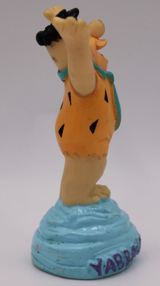 Vintage 1993 Hanna Barbera Fred Flintstone Yabba Dabba Doo Figure (Needs TLC)