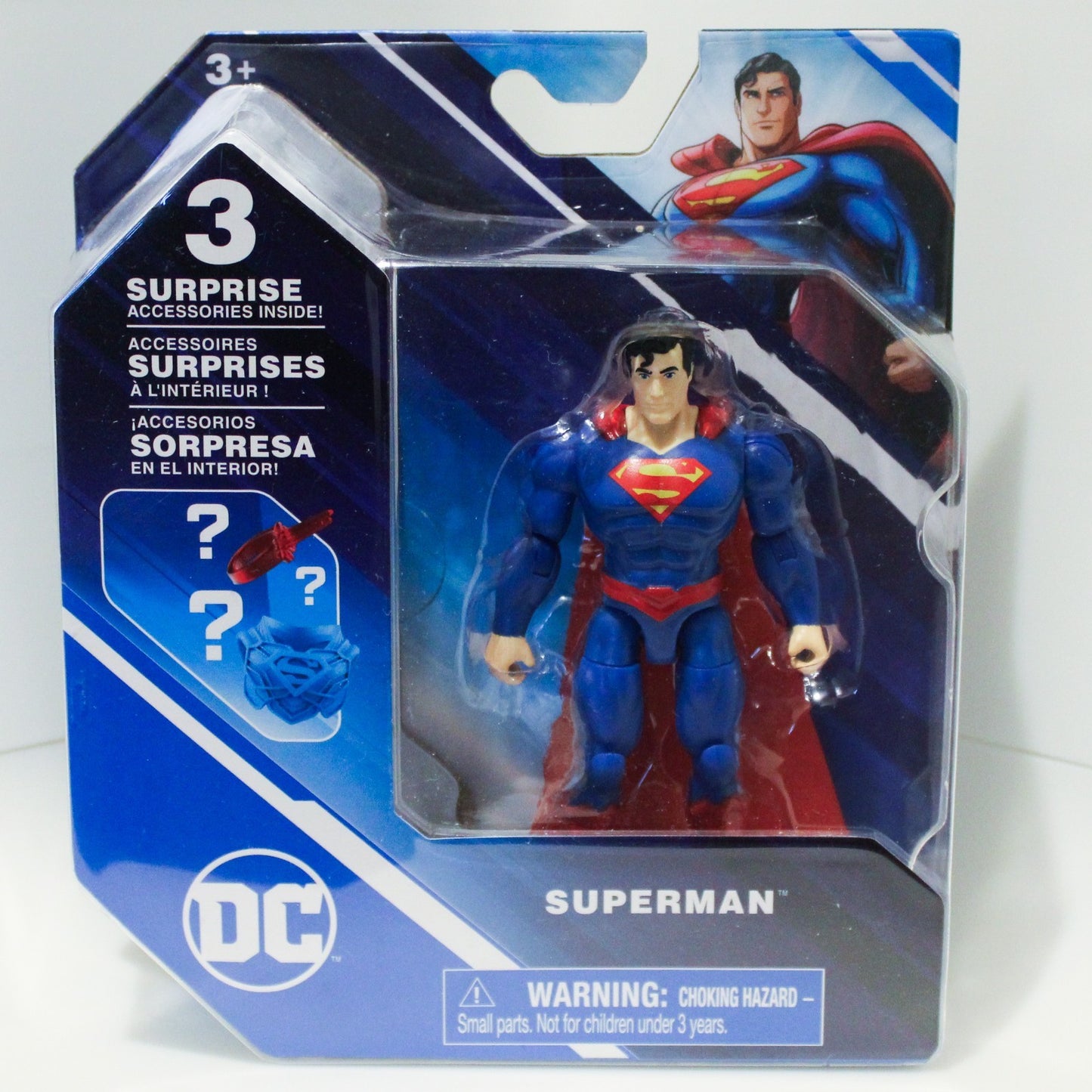 Superman Action Figure DC Bonus 2 Surprise Acessories Spin Master 2023