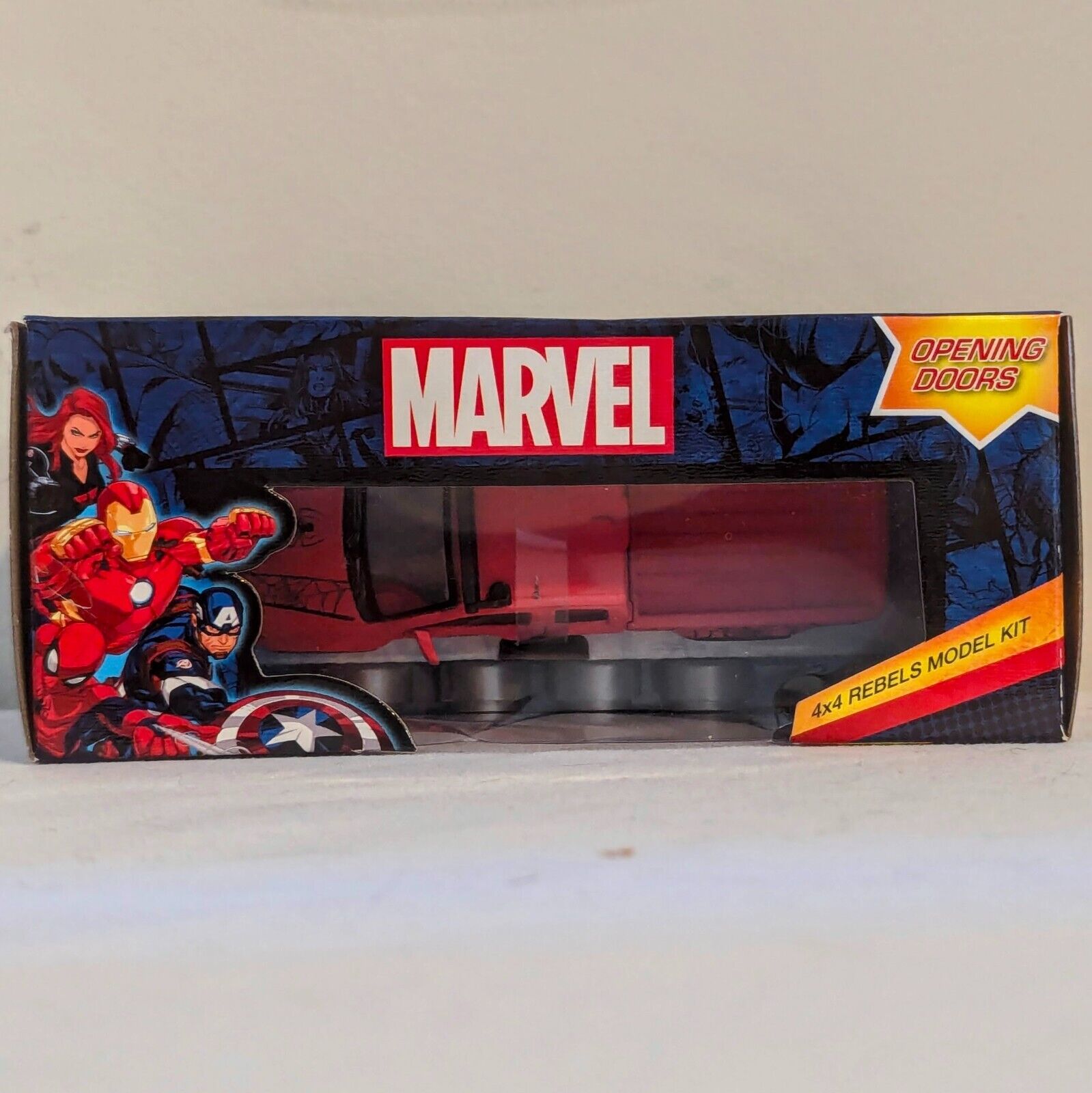 Marvel 4x4 Rebels Model Kit 4.5" Truck Build Kit Spider-Man Theme