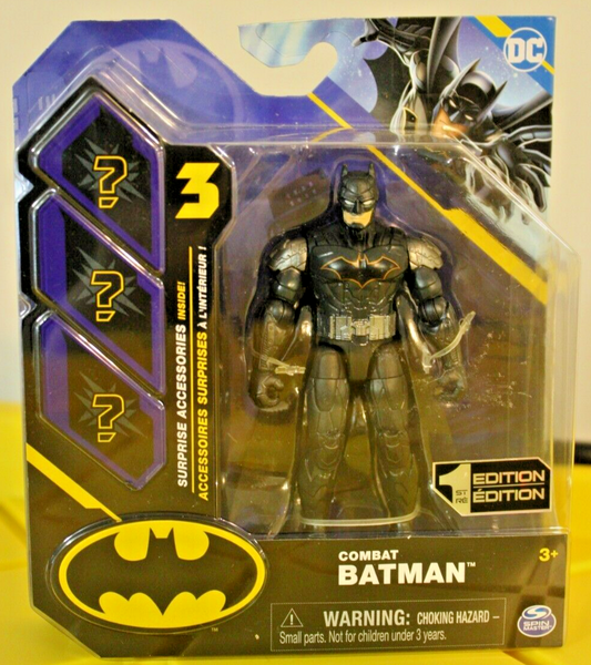 Spin Master - DC 1st Edition Combat Batman Action Figure and Accessories MOC