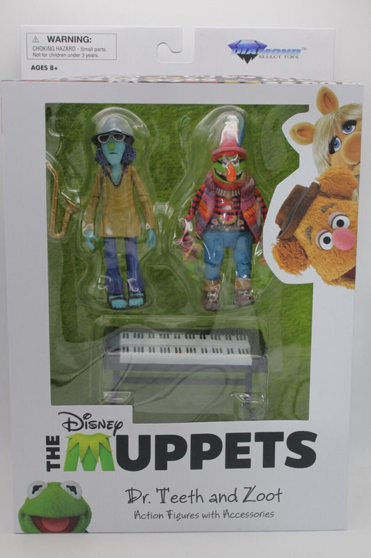 The Muppets: Dr. Teeth & Zoot Action Figures Diamond Select Toys Disney