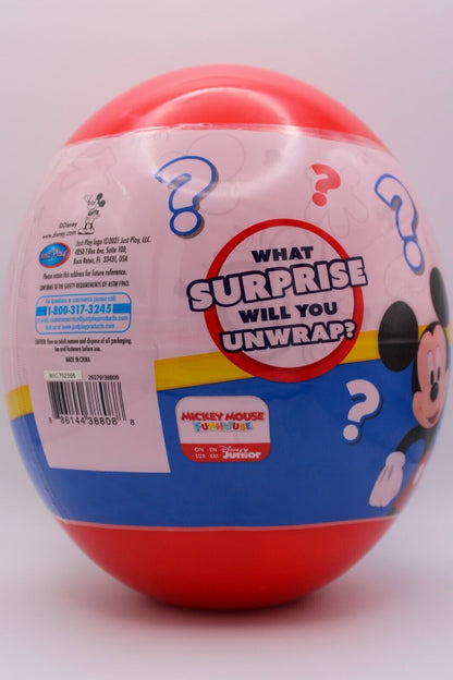 Disney Junior Mickey Giant Mystery Egg Toy Capsule 8 Surprises Inside New