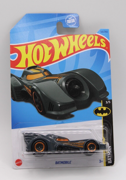 Hot Wheels 2021 (103/250) Batman Series ( 3/5) Batmobile In Gray