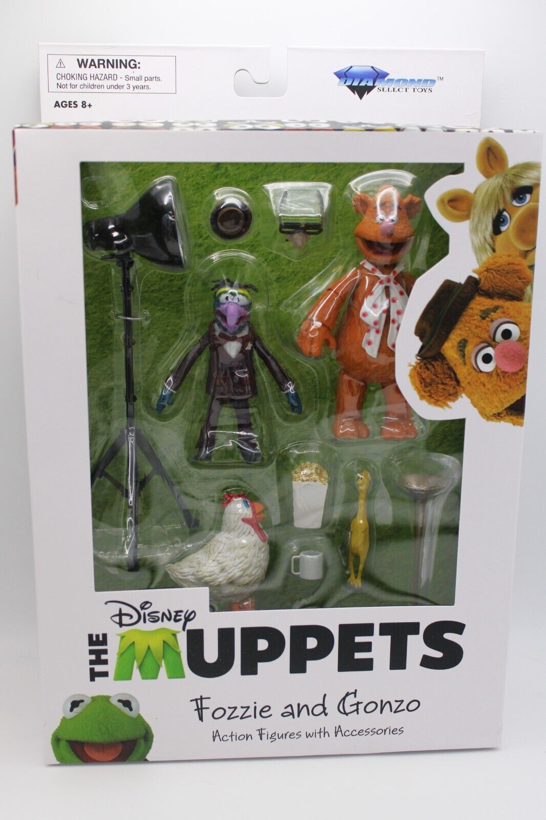 Diamond Select Disney The Muppets Fozzie and Gonzo Action Figure Set