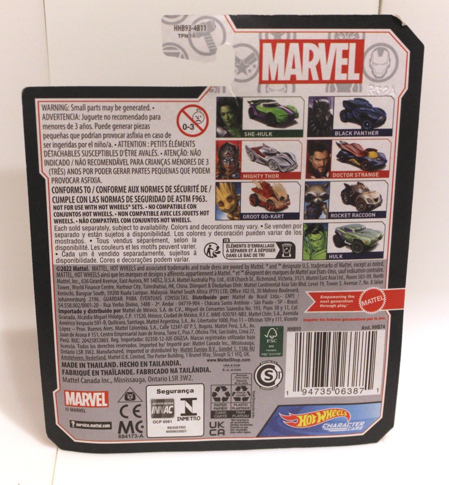 2022 Hot Wheels Marvel Character Cars Doctor Strange - Multiverse of Madness