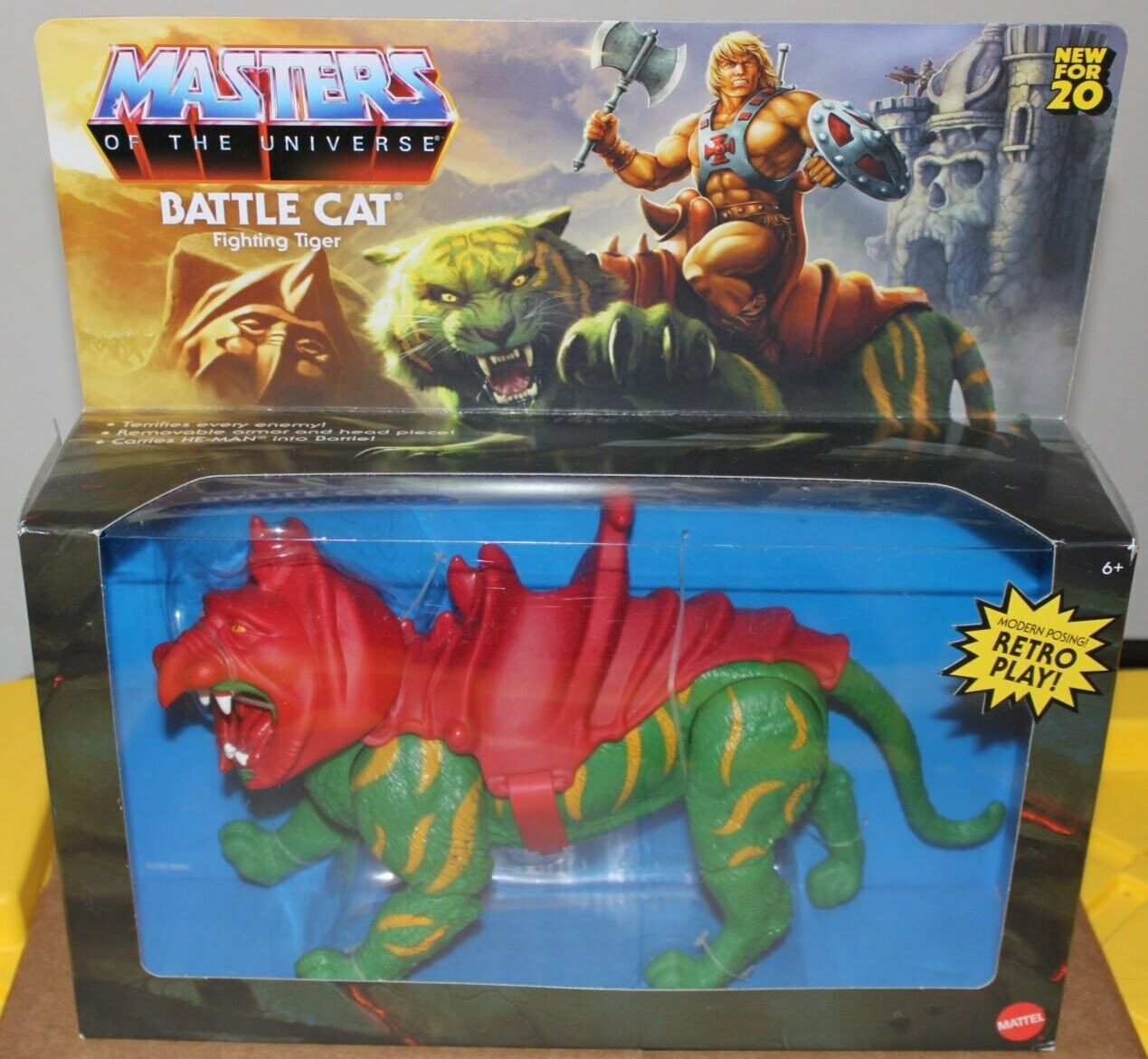 Masters of the Universe Origins Battle Cat 6.75 inch Action Figure Multicolor 