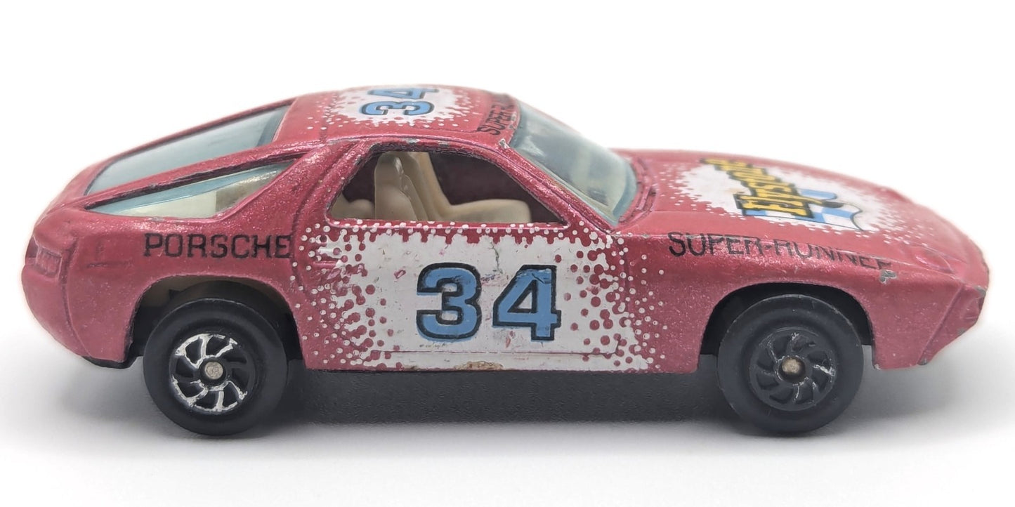 Porsche 928 3 Inch Diecast Scale Model Flystone Racer #34 Super Runner