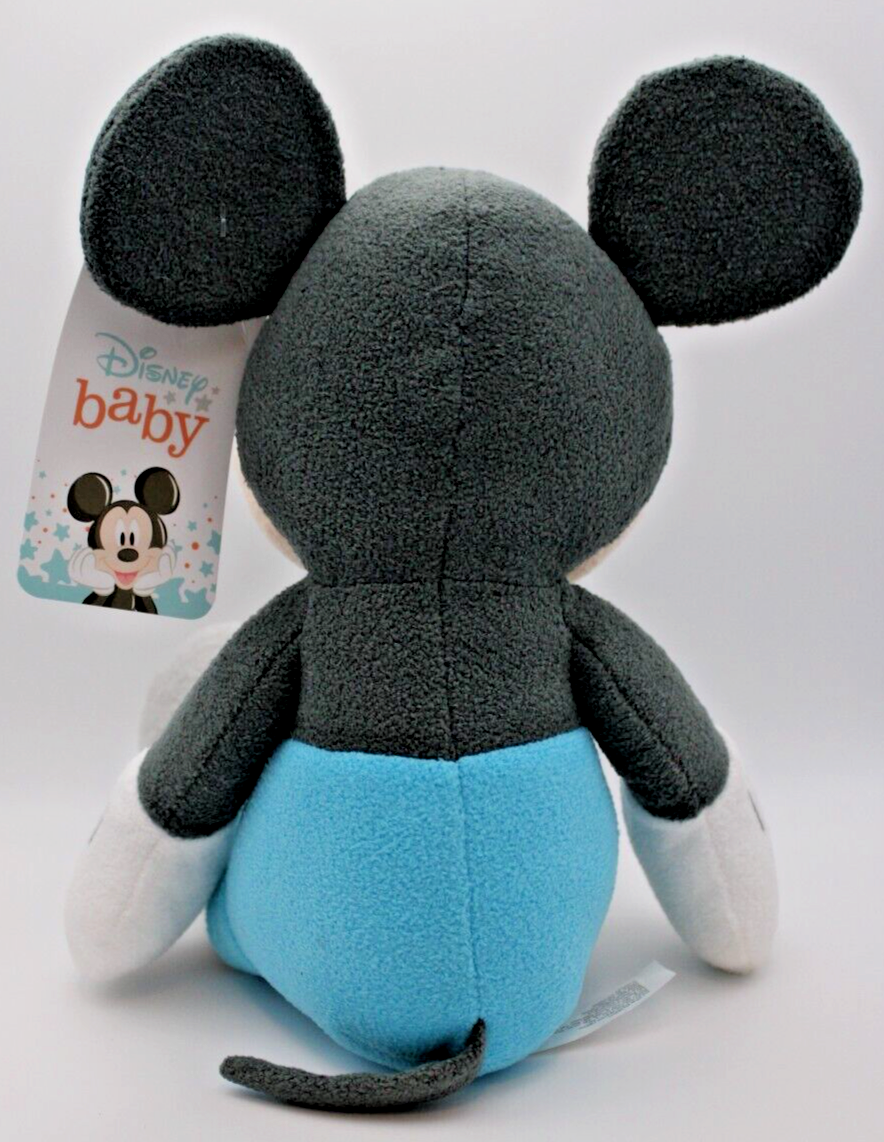 Disney Baby Mickey Mouse Pastel Baby Blue 14 Inch Plush Stuffed Animal