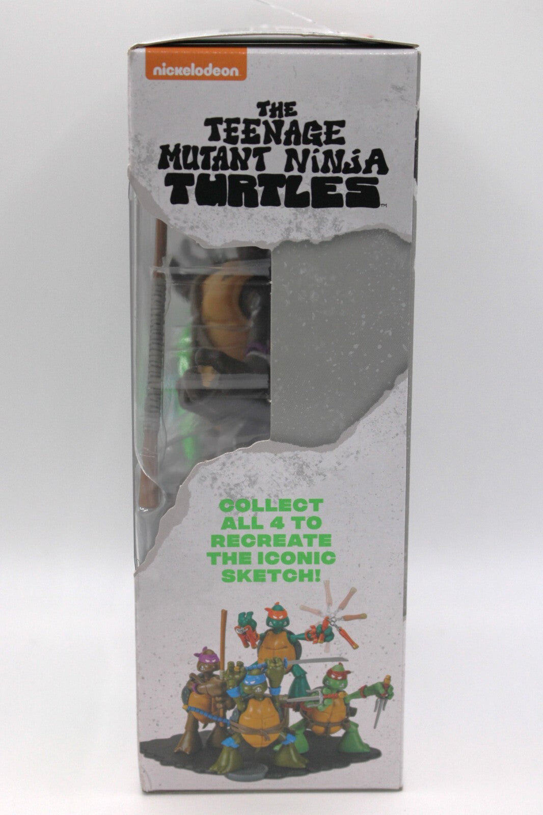 40 Years of Teenage Mutant Ninja Turtles Original Sketch Set of 4 Action Figures