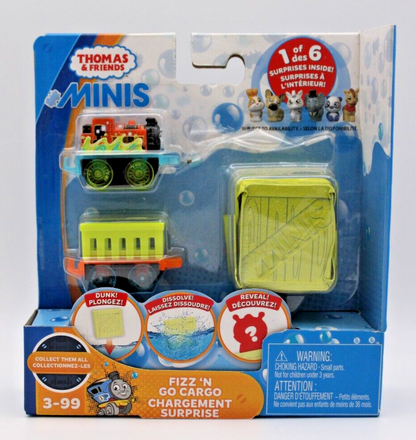 New Thomas & Friends Fisher-Price MINIS Fizz ‘n Go Cargo, Percy & Puppy Train