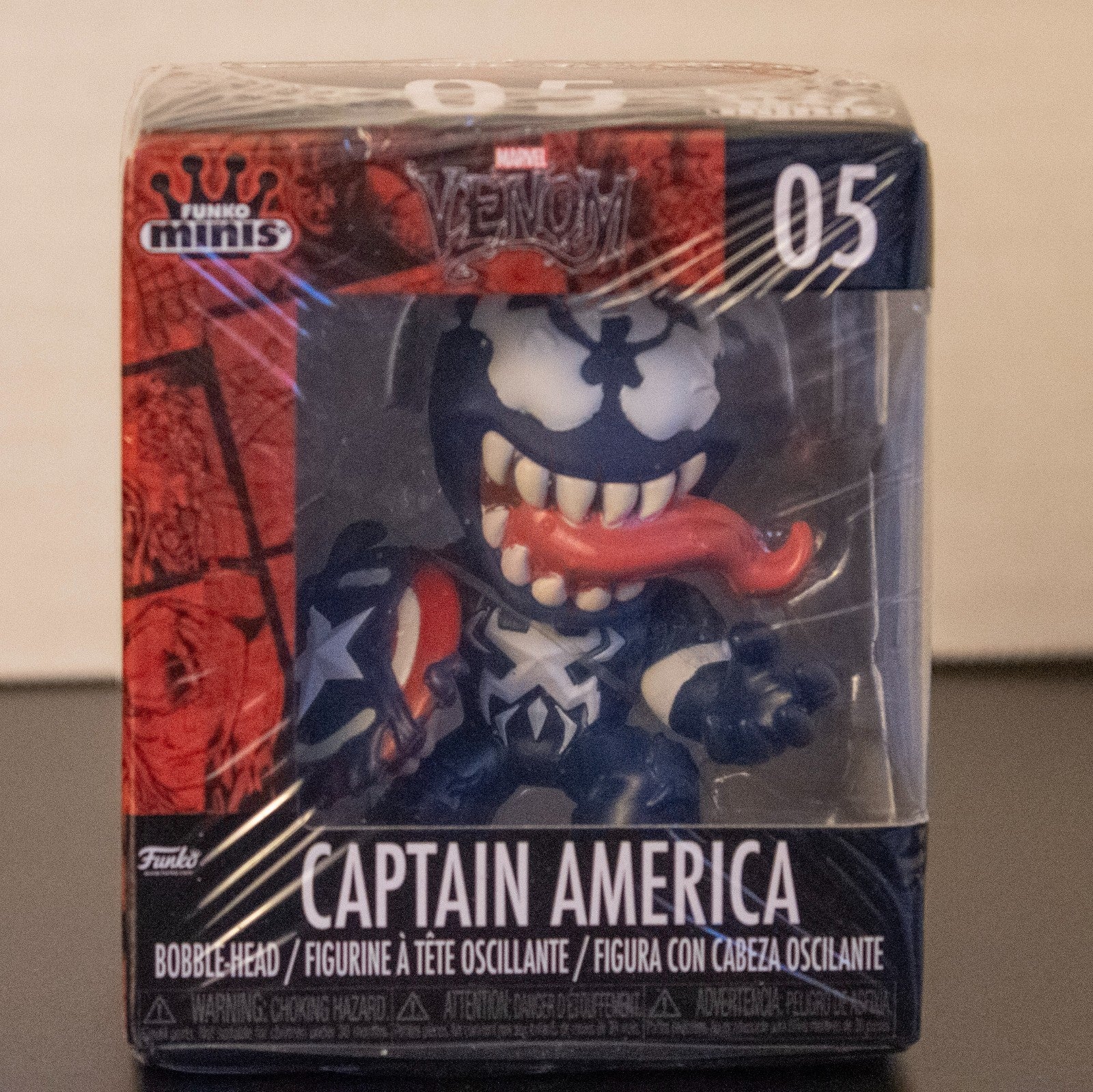 Funko Marvel Venom Minis Spider-Man Captain America Vinyl Bobblehead Set of 7