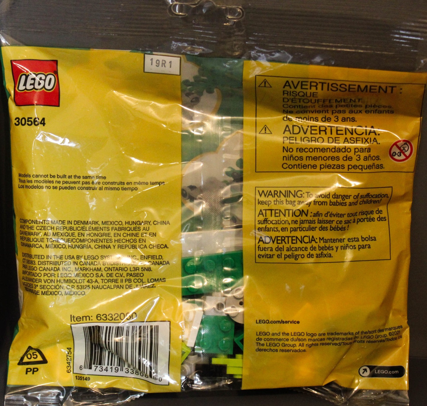 3 LEGO Polybags Green Creature Rock Monster Truck Wildlife Rescue Hovercraft