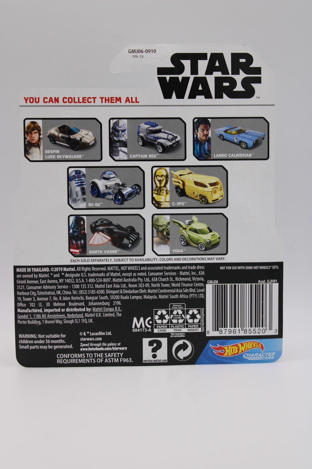 Star Wars Empire Strikes Back 40th Stormtrooper (2019) Hot Wheels Character Cars