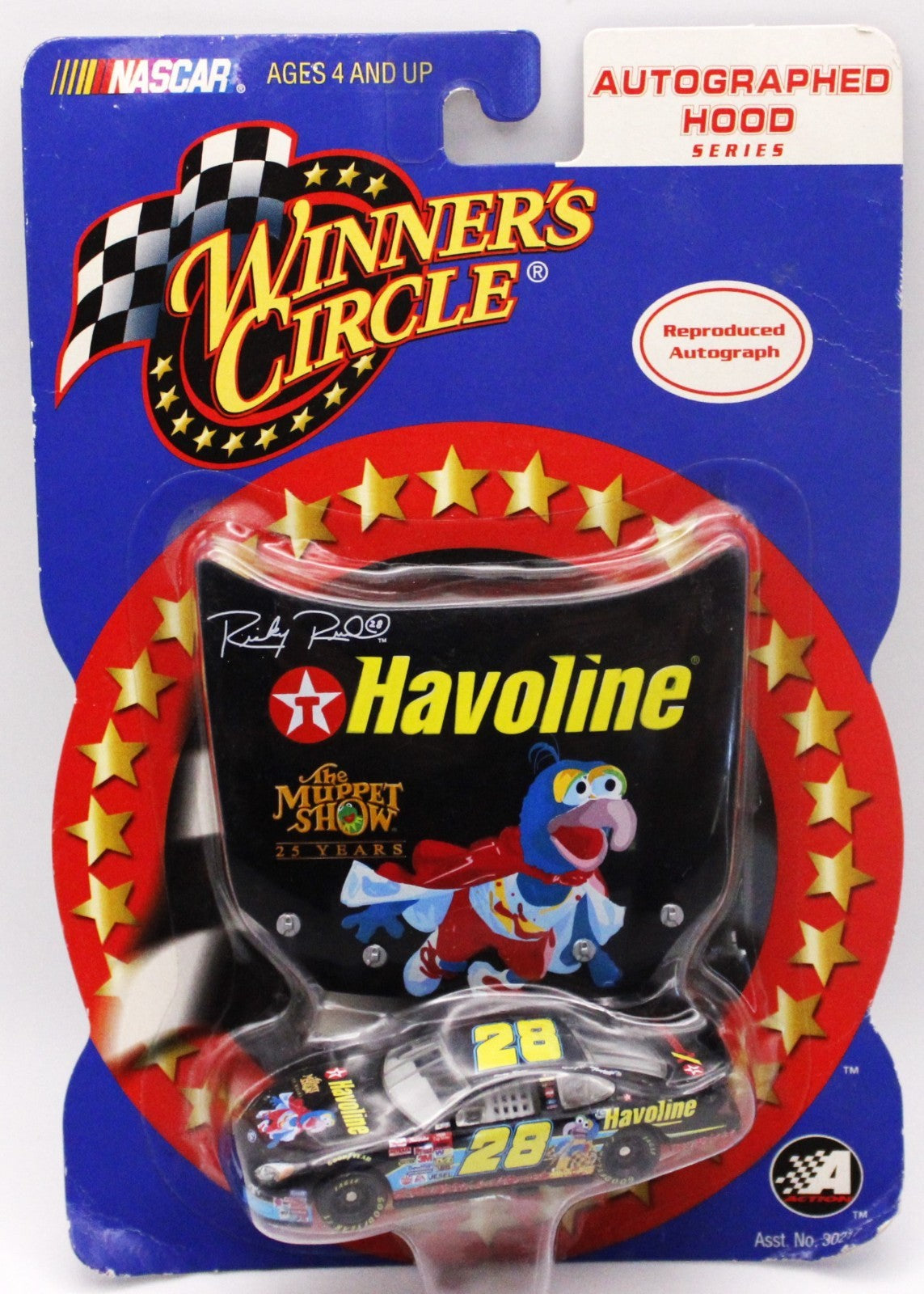 Winner's Circle 2002 Ricky Rudd 1/64 Havoline Muppet Show Diecast Car Hood 