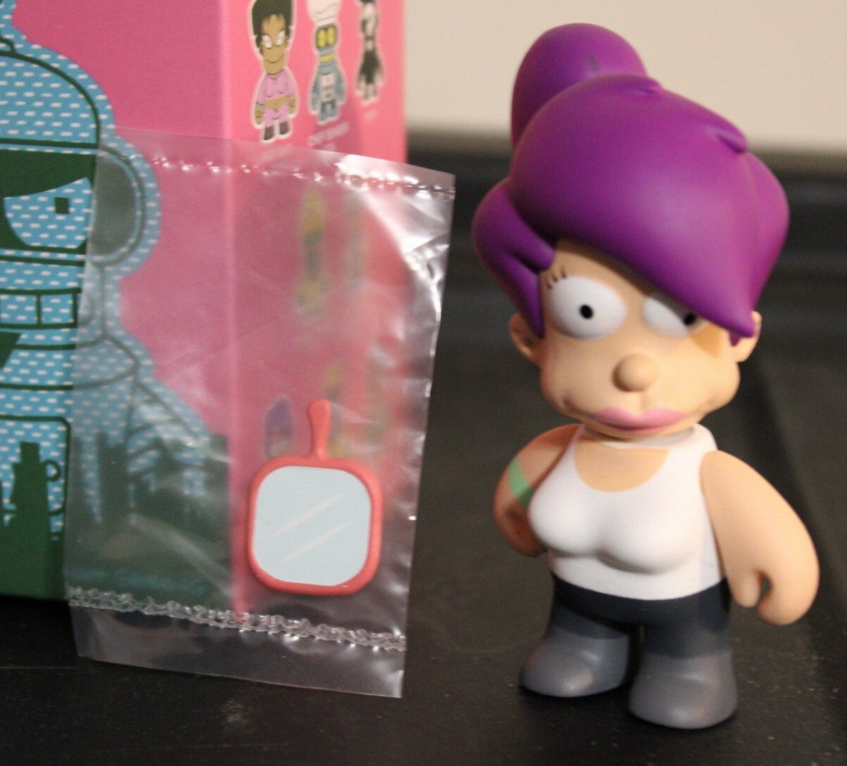 2 Eyed Leela Futurama Kidrobot Good News Everyone Series 3" Mystery Vinyl Figure