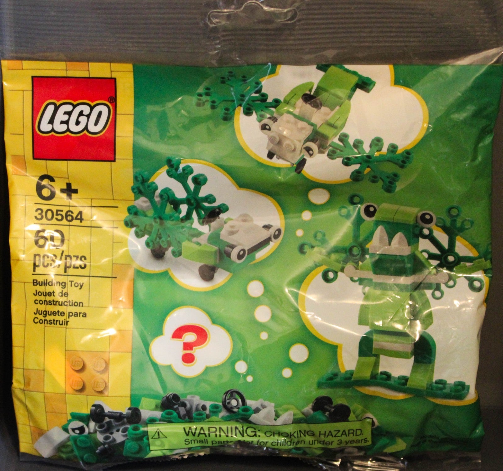 3 LEGO Polybags Green Creature Rock Monster Truck Wildlife Rescue Hovercraft