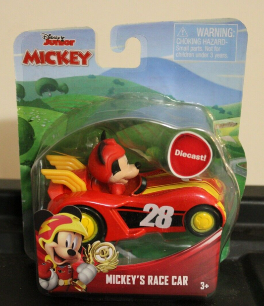 Disney Junior Mickey’s Race Car 1:55 Diecast Sealed and MOC #28