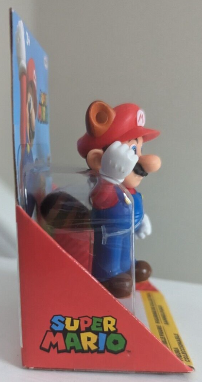 World of Nintendo Super Mario - Raccoon Mario 2.5" Figure (Checklane Packaging)