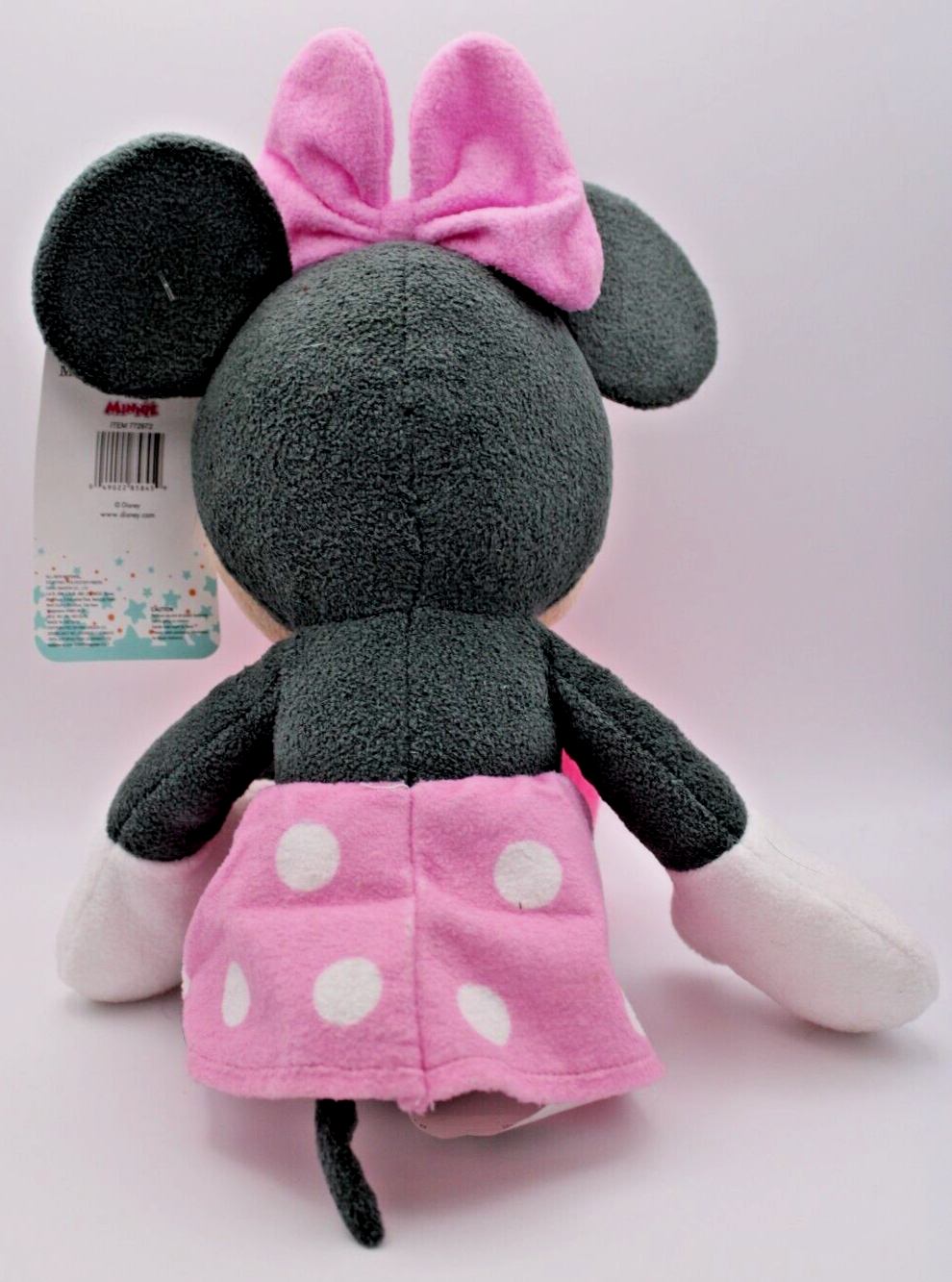 Disney Baby Minnie Mouse Pastel Baby Pink 14 Inch Plush Stuffed Animal