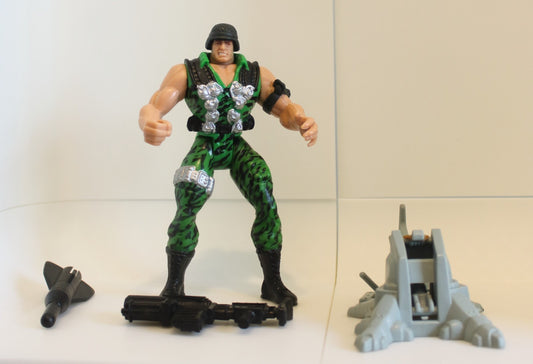 GI Joe Extreme Sgt. Savage Hasbro Vintage 1996 with Power Launch Catapult