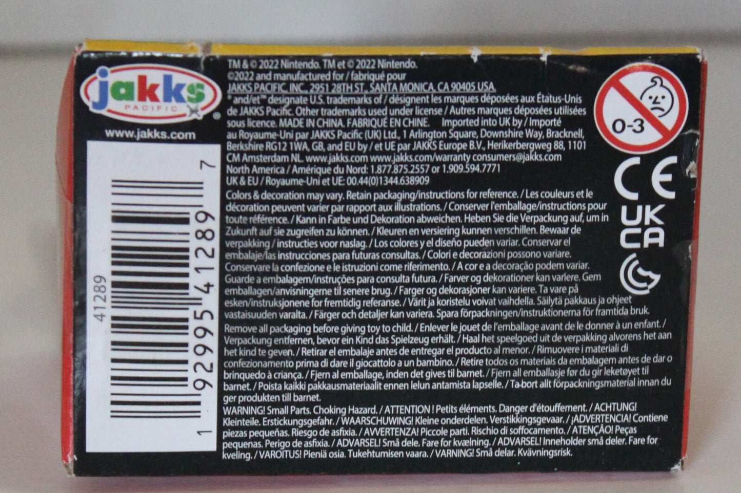 Jakks Pacific Super Mario 2 Inch Toadette  Action Figure (Checklane Packaging)