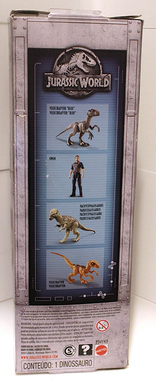 Mattel Jurassic World (Park) Pachycephalosaurus  12 Inch Action Figure 2018