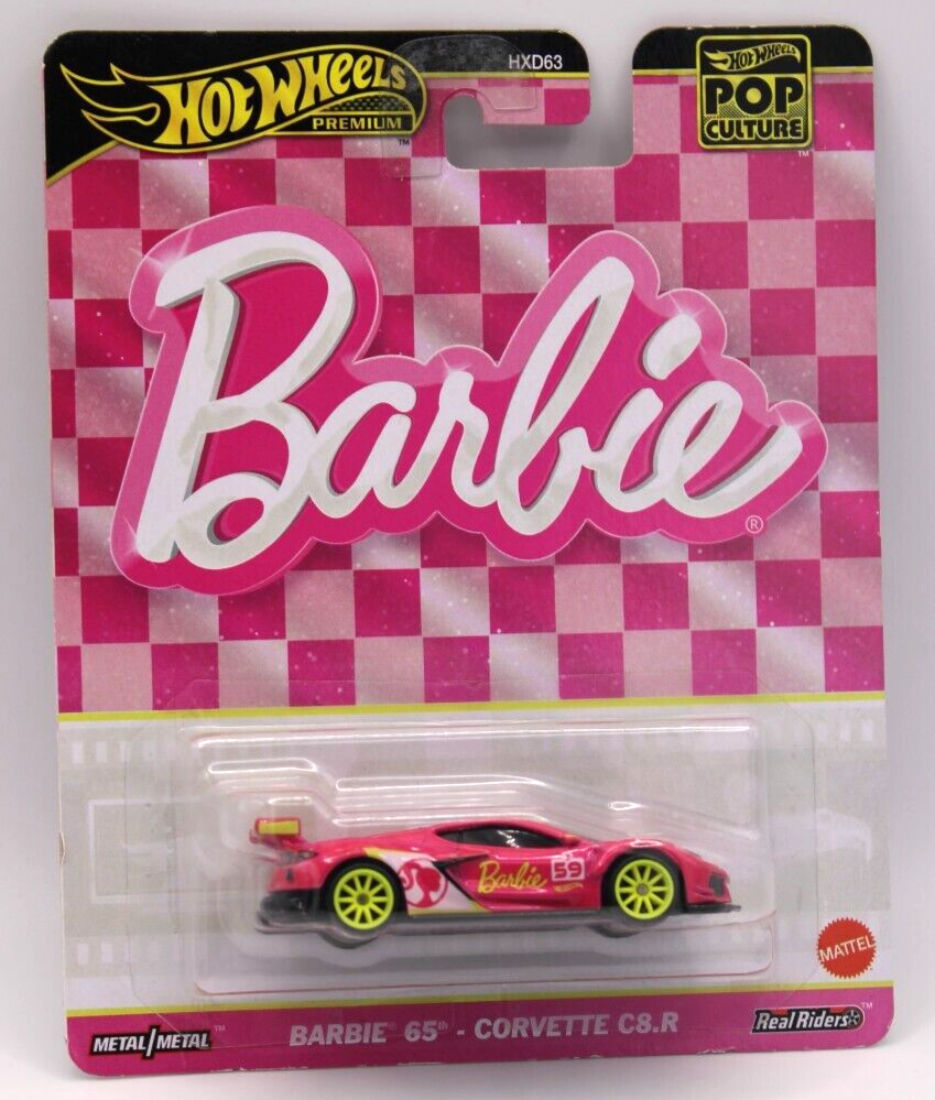 2024 Hot Wheels - Barbie - Premium - Pink Corvette C8.R - Real Riders