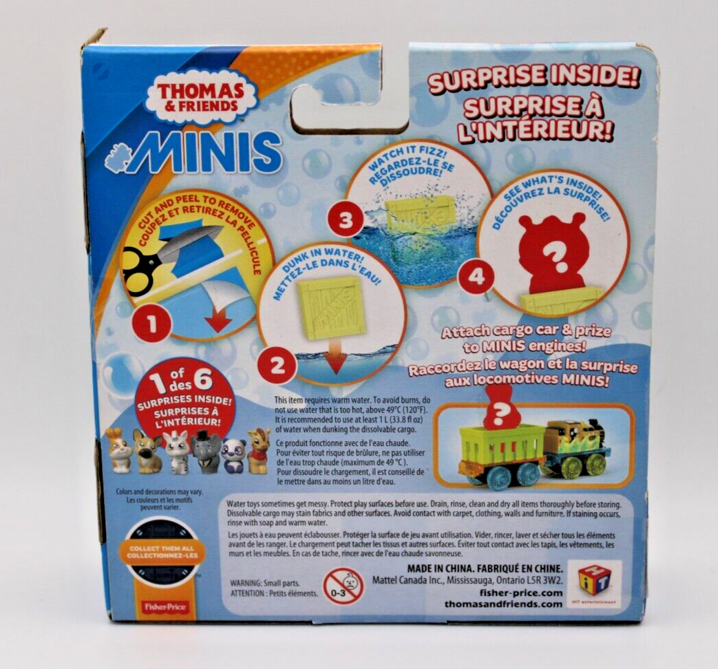 New Thomas & Friends Fisher-Price MINIS Fizz ‘n Go Cargo, Percy & Puppy Train