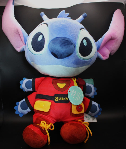 Kids Preferred  80235  Disney Baby - Stitch Dress and Play 17 Inch Plush