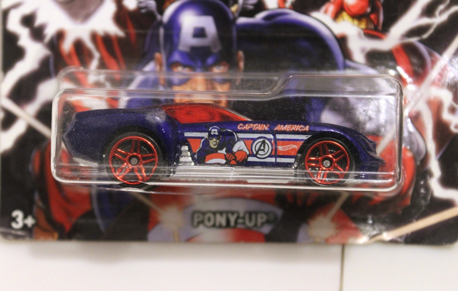 Hot Wheels Avengers Diecast Cars Lot of 3 - Pony-Up,  Horseplay, Scoopa Di Fuego