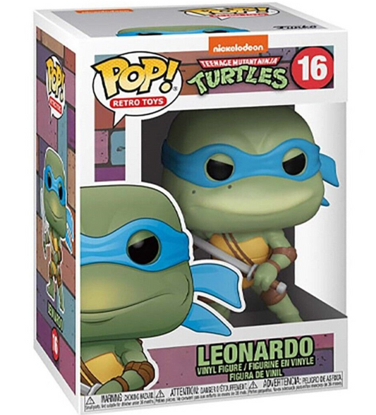 Funko Pop! Retro Toys: Teenage Mutant Ninja Turtles - Leonardo Vinyl Figure #16