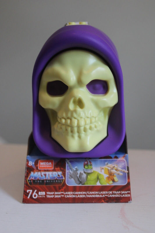 Mega Construx Masters Of The Universe Trap Jaw Figure Laser Cannon Skeletor Head