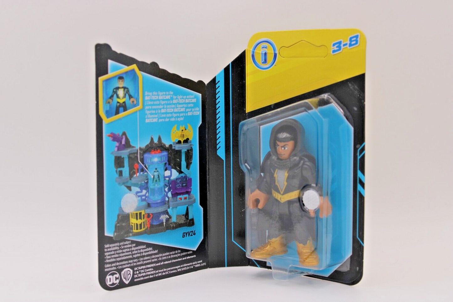 DC Super Friends Supergirl Mr. Freeze Batman Black Adam Flash Imaginext Figures