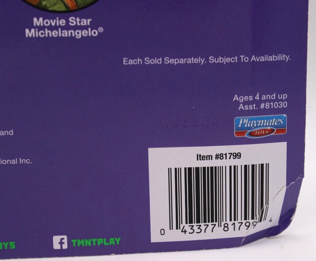 2023 Retro Playmates Teenage Mutant Ninja Turtles Movie Star Leo (Damaged Card)